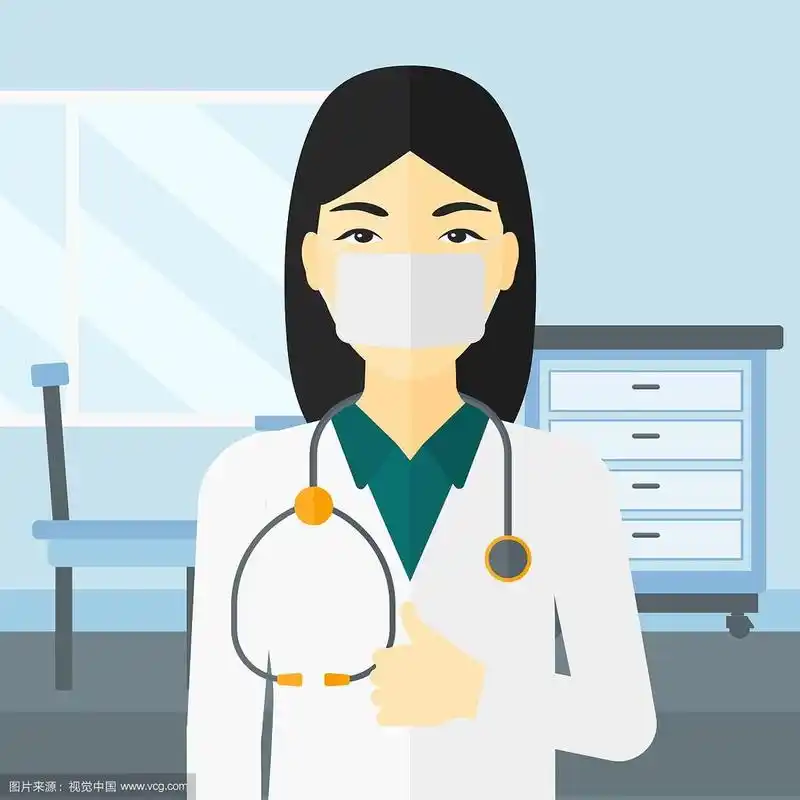 戴口罩的自信医生