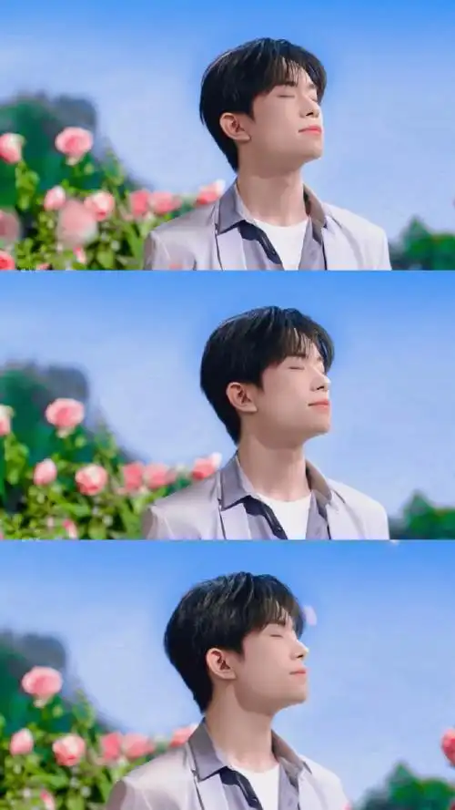 宝格丽全球香氛代言人易烊千玺##易烊千玺送你一朵小红花