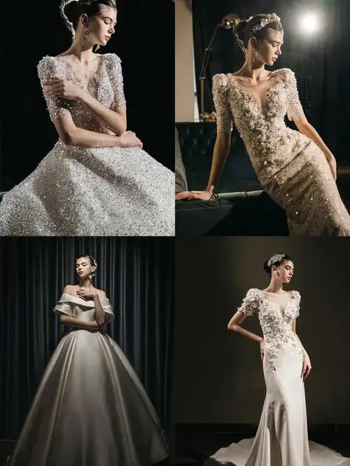 aiteo极致闪耀高贵奢华的韩国设计师婚纱
