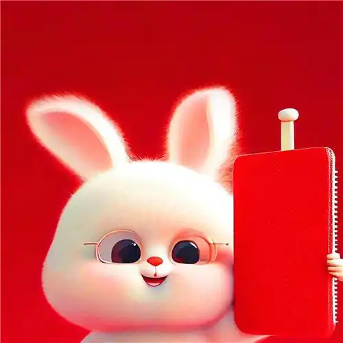 2023新年软萌可爱兔子头像图片