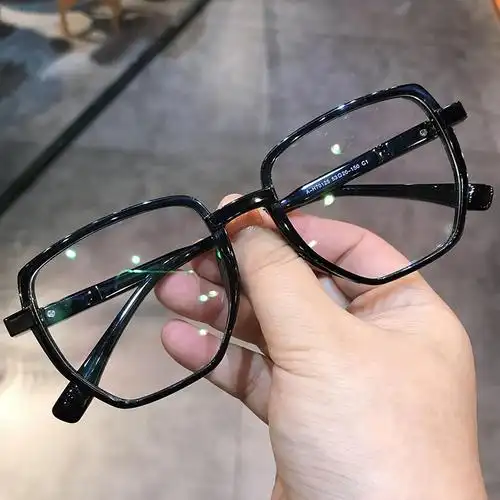 简丹ah70125蓝光近视眼镜框2021新款复古男女大脸眼镜架