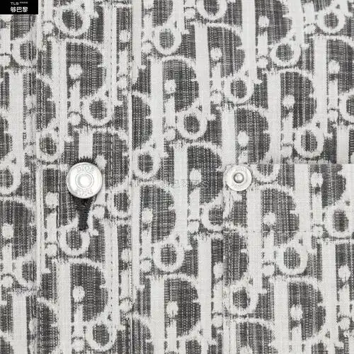 【包邮包税】 dior迪奥 21年秋冬 男士 长袖衬衫 外套衬衫-黑色棉质