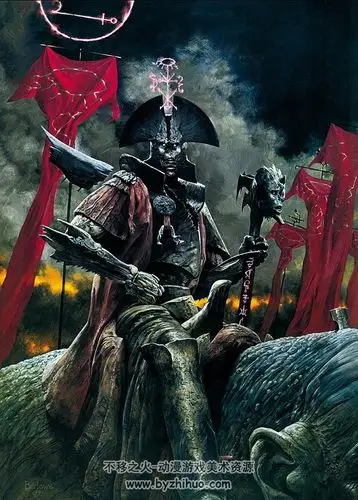 韦恩.巴洛威地狱 插画图集 百度网盘分享赏析 47p - 不移之火资源网