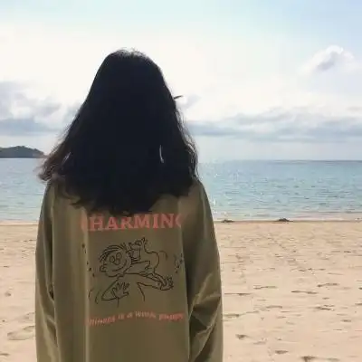 念七78海边女头~多背影_女生头像_我要个性网