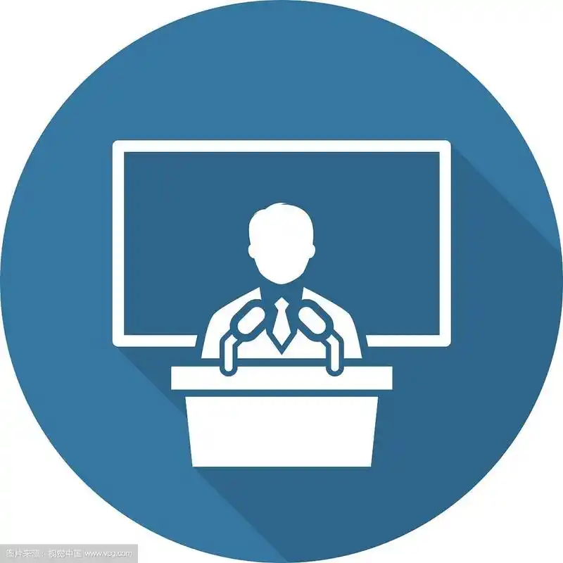 培训图标商业概念平面设计