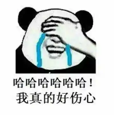 哈哈哈我真的好伤心金馆长捂脸熊猫哭泣gif动图_动态图_表情包下载