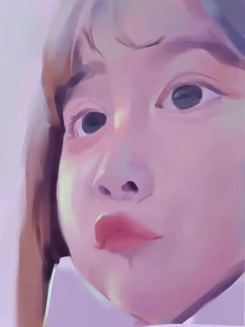 嘟嘟嘴.#板绘 #厚涂 #绘画步骤#小可爱 - 抖音