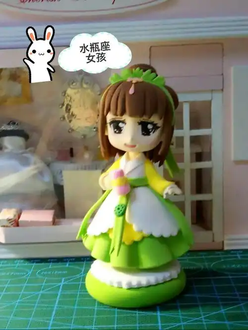 超轻粘土联盟人偶,多愁善感的水瓶座女孩 - 堆糖,美图壁纸兴趣社区