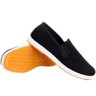 福美华fumeihua老北京布鞋男加强防滑耐磨底休闲男鞋中老青年软底布鞋