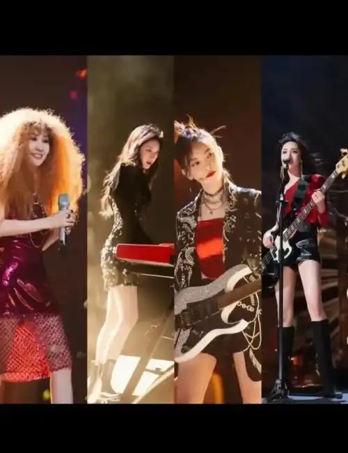 大碗姐妹再聚首,张含韵瘦了,王霏霏李斯丹妮耍酷,孟佳笑眯了眼