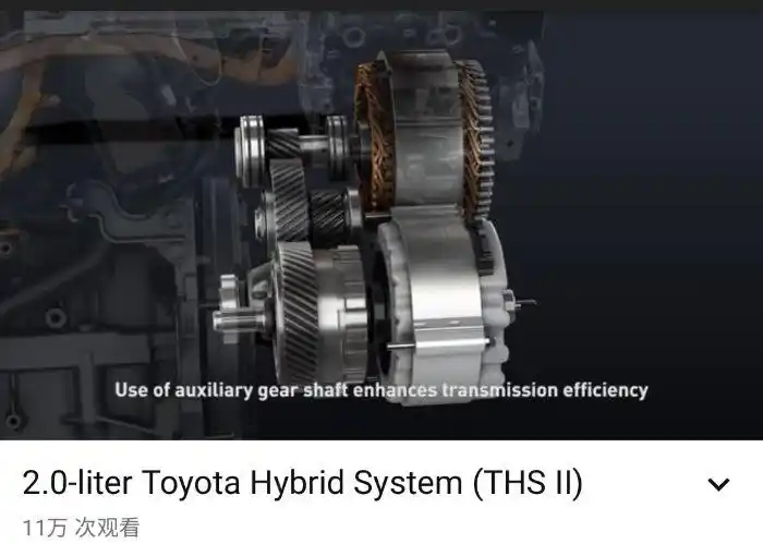 转:丰田油电混合系统与e-cvt介绍