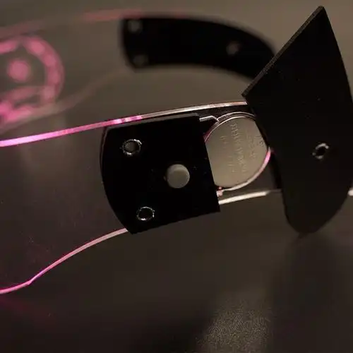 高档赛博朋克炫酷眼镜未来科幻led护目镜科技感发光墨镜女男旗舰官方