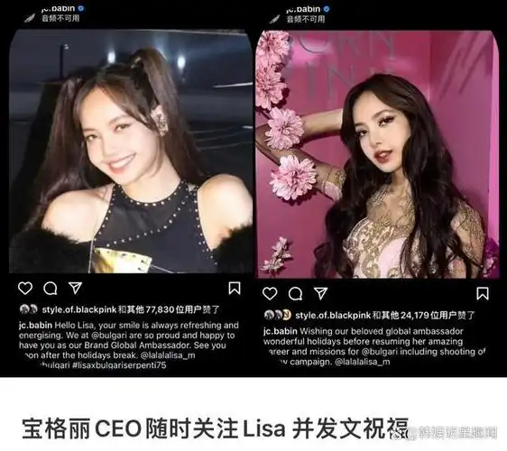blackpink成员lisa和"绯闻男友"lv首席执行官贝尔纳·阿尔诺bernard