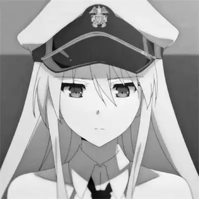 黑白可爱女生动漫人物头像图片