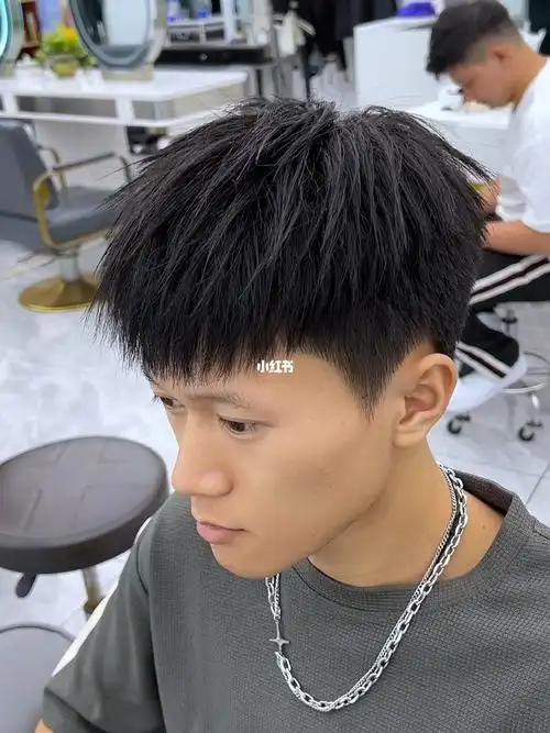 自然点的锡纸烫,自然吹干会是什么样?