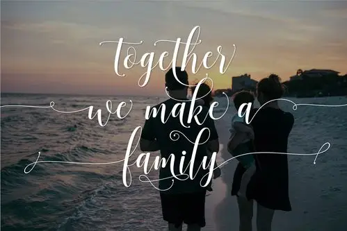 sadhira时尚好看花式连笔英文字体下载