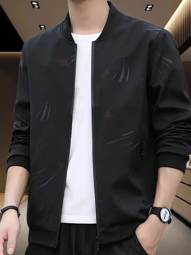 罗蒙男装夹克春秋季商务休闲男士外套