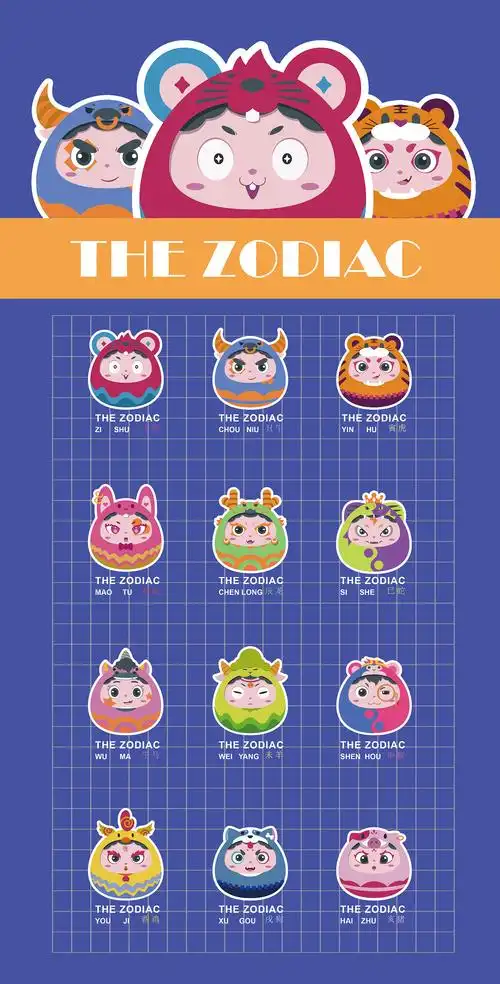 十二生肖吉祥物