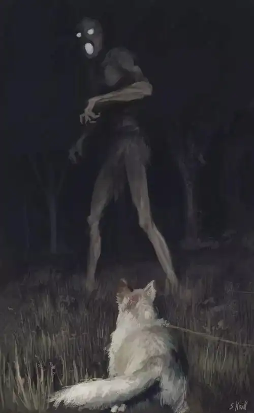 一组令人吓破胆的超诡异插画看完不敢自己睡觉了