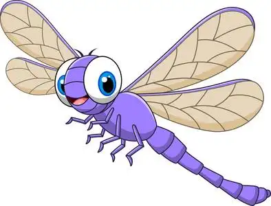 孤立的蜻蜓图片