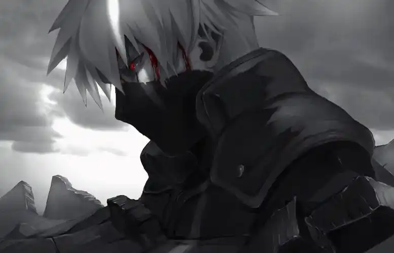 火影忍者迟到大王卡卡西帅气露眼