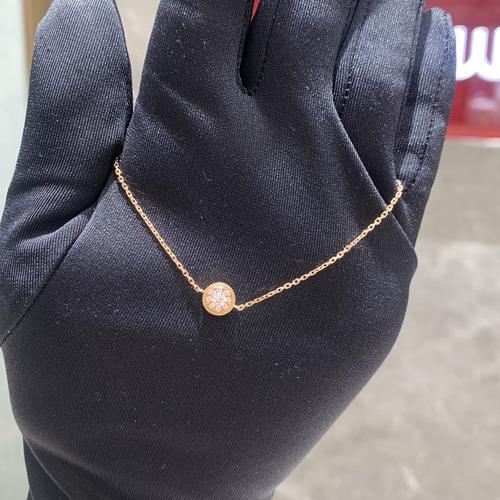 周大福代购 春雪系列18k金小心意钻石手链女 正品7折 定价u183804