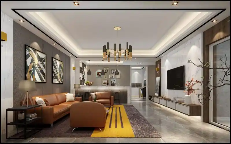 金都上品混搭120平三居室装修案例