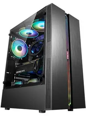 先马剑魔电竞版台式全侧透明机箱