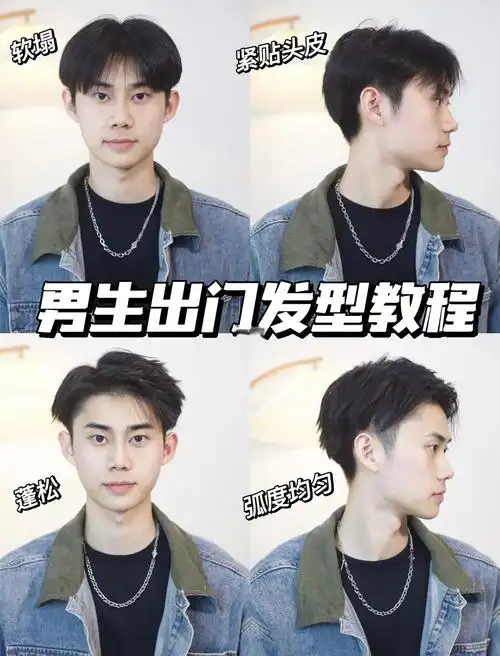 男生发型教程:轻松打造蓬松帅气造型