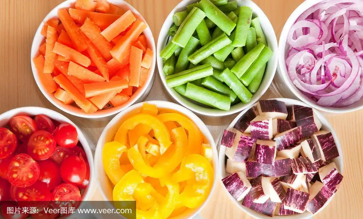 切好的蔬菜