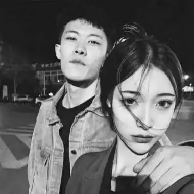 超级好看霸气的黑白情侣头像一男一女