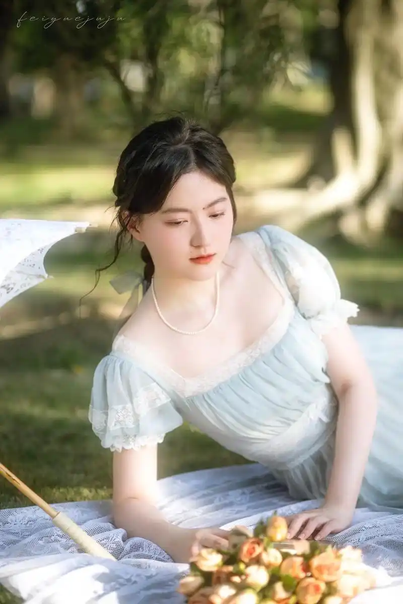 好爱清透法式风的写真