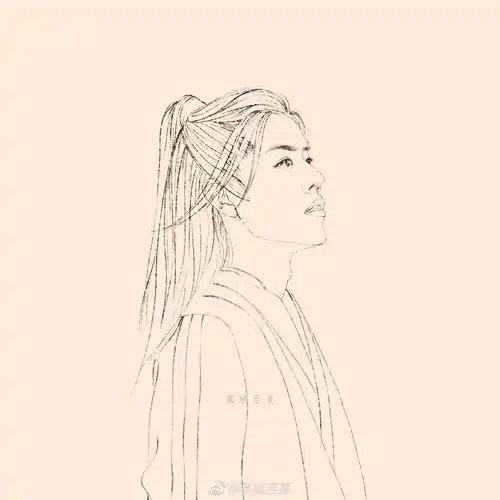 肖战陈情令魏无羡战羡手绘插画板绘中国风壁纸头像博君一肖 by寒城至