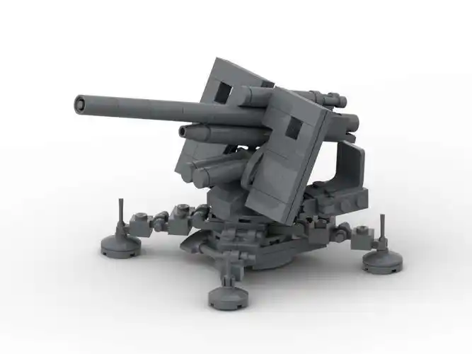 moc-军用机动高射炮-88高射炮-积木高手-乐高免费图纸说明书下载