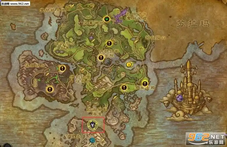 魔兽世界70新地图破碎群岛军需官位置一览