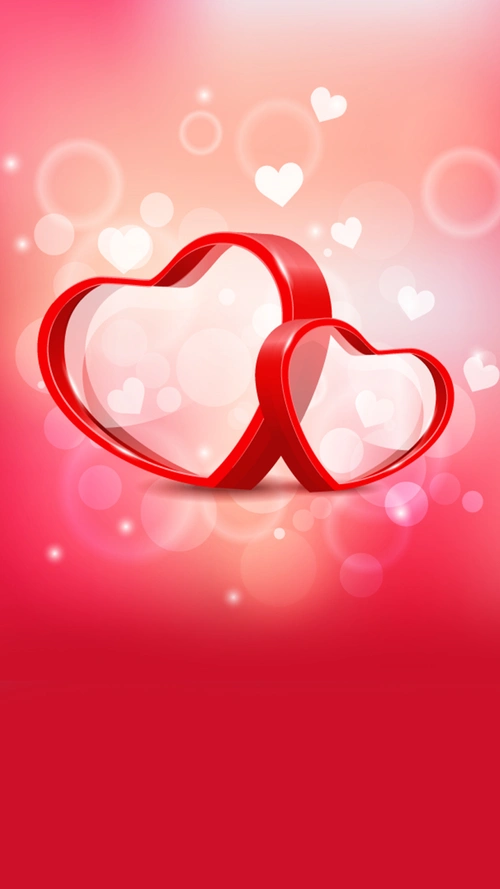 心心相印情人节h5背景