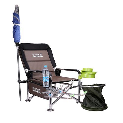 新款多功能钓鱼椅子加厚可躺台钓钓椅全地形座椅钓鱼椅凳