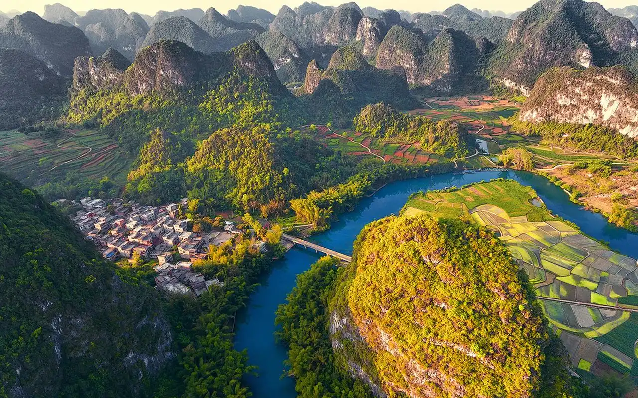唯美大自然山河风景图片高清壁纸