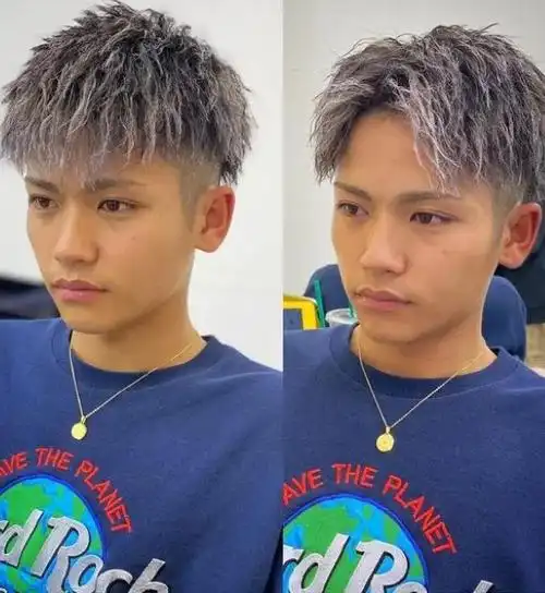 今年新款男士烫发 锡纸烫发型正流行