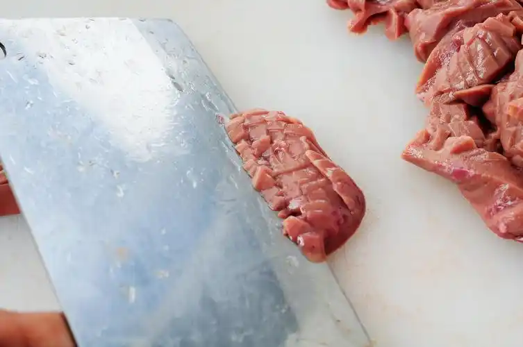 炒猪腰不腥臊无异味又脆又嫩我有妙招花刀切法