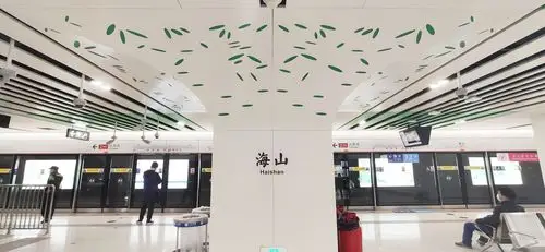 8号线一期海山站内景