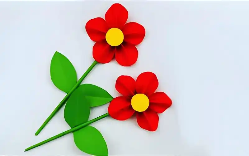 教你折漂亮的花朵,步骤简单易上手,手工diy折纸教学