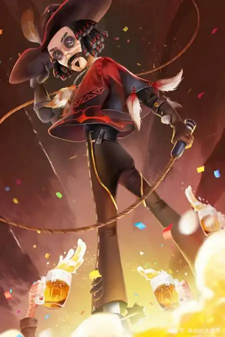 第五人格:外服发布的牛仔凯文第二年生日贺图好看,可得头像框!