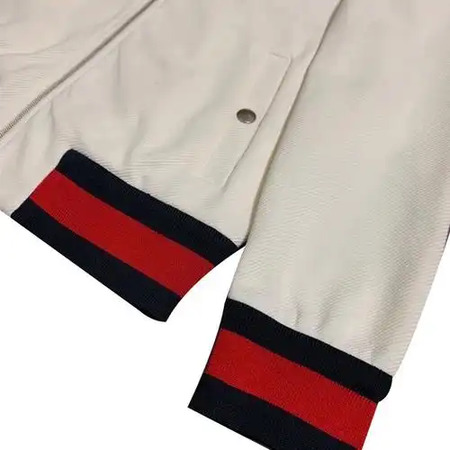 精品gucci古驰女士夹克棒球服现货白色xxs