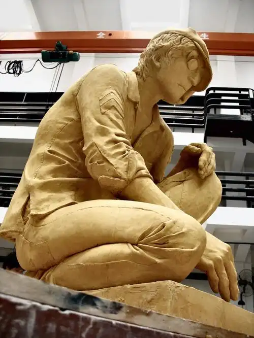 雕塑黄石膏约翰列侬①