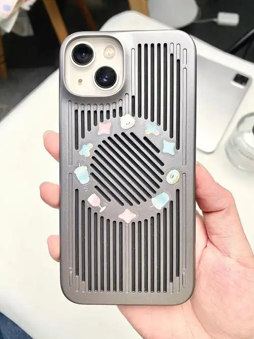 手机壳diy冰甲散热手机壳