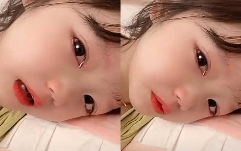 4岁女孩含泪向妈妈诉说心中疲惫委屈听得妈妈心疼落泪