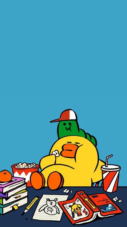 卡通吃货高清手机壁纸图片_卡通_手机壁纸下载_美桌网