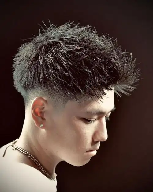 新时尚男士发型24款,越看越有型,简直帅炸了插图10