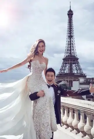 李小璐结婚照图片大全 婚纱照 - 冷求网